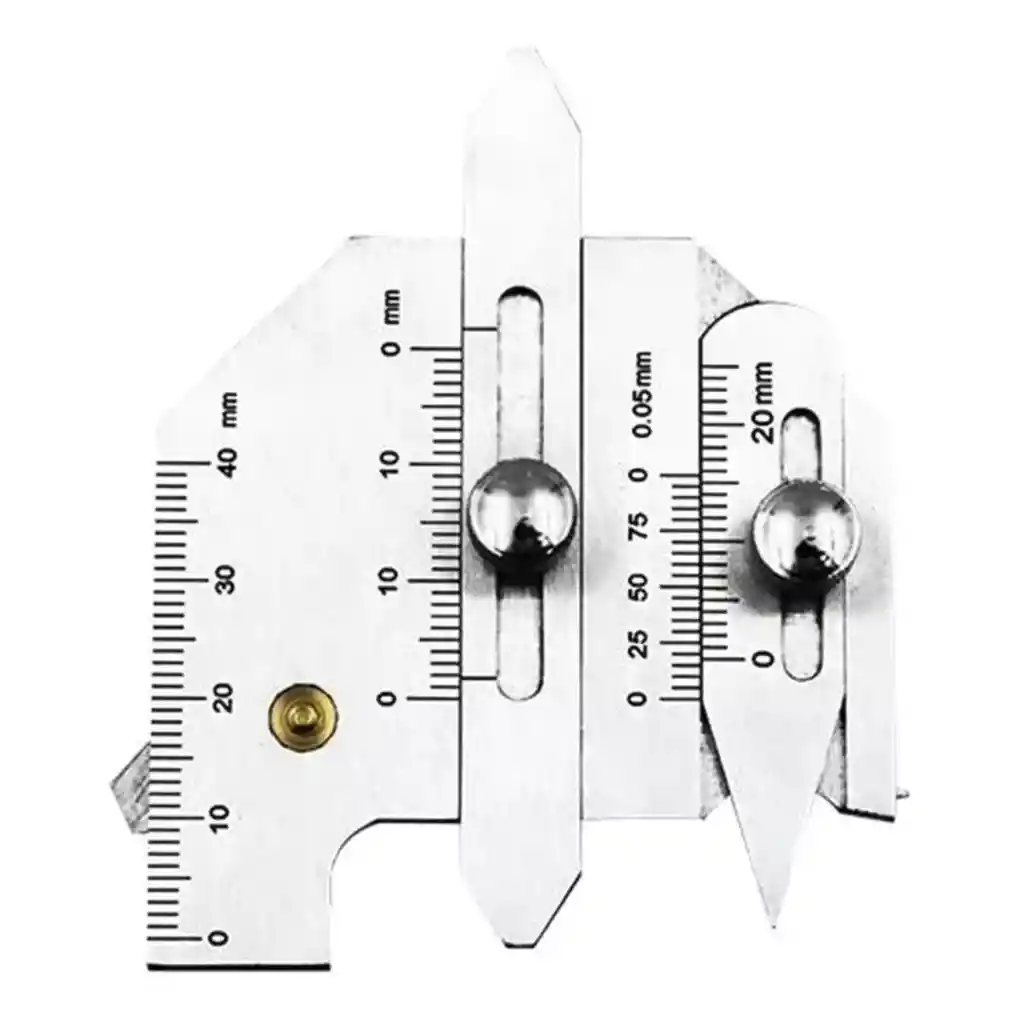 Calibrador De Soldadura Medidor Multiusos En Acero Analogo