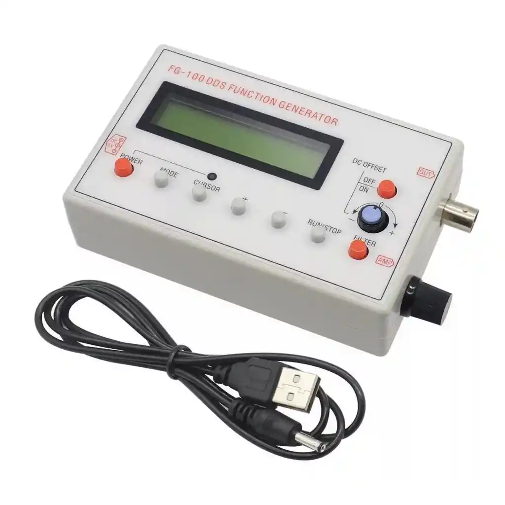 Generador De Señales Funciones Dds Varias Ondas Fg-100 Frecu