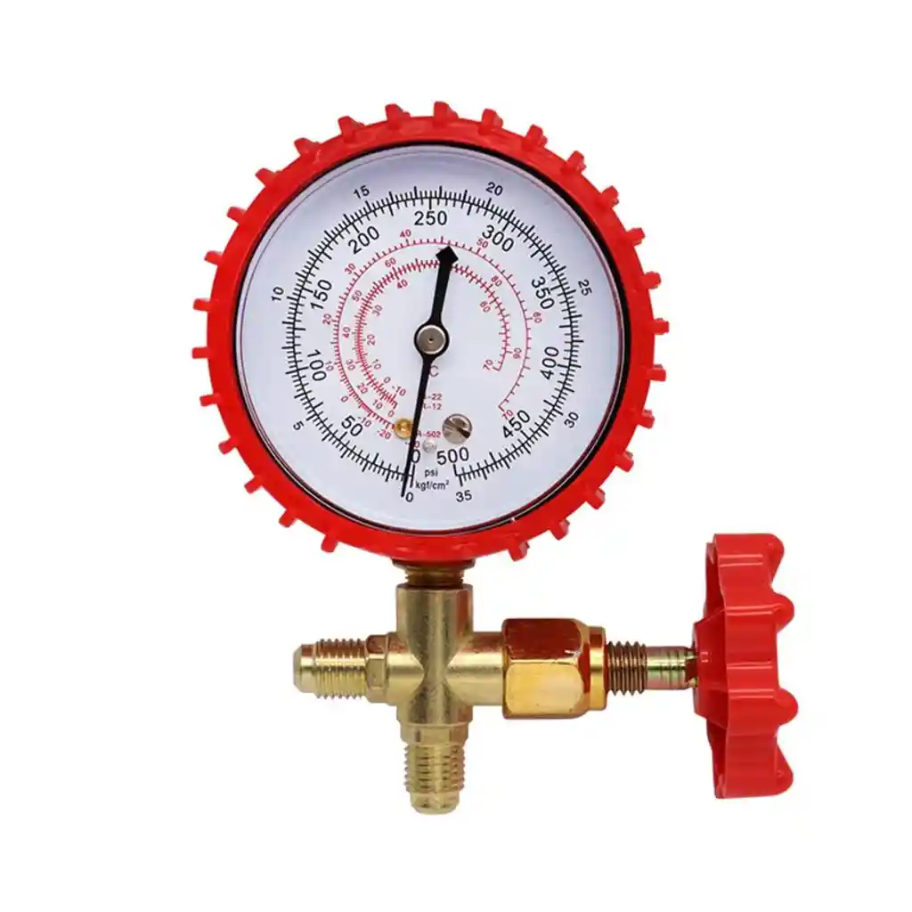 Medidor De Presión Alta Manometro Con Valvula Gas Ct-466a-h