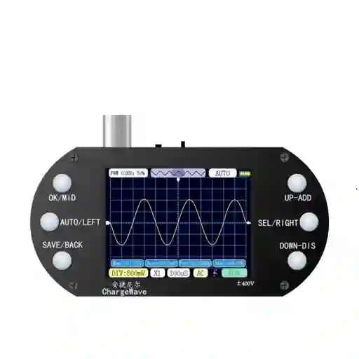 Mini Osciloscopio Digital Portatil Multifuncional Con Cables