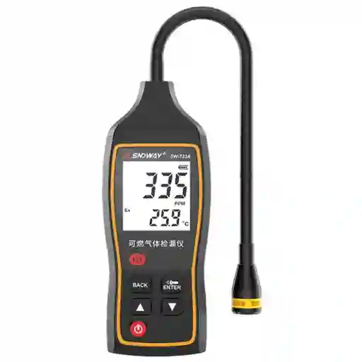 Detector De Gas Combustible Digital Alarma Sndway Sw-733a