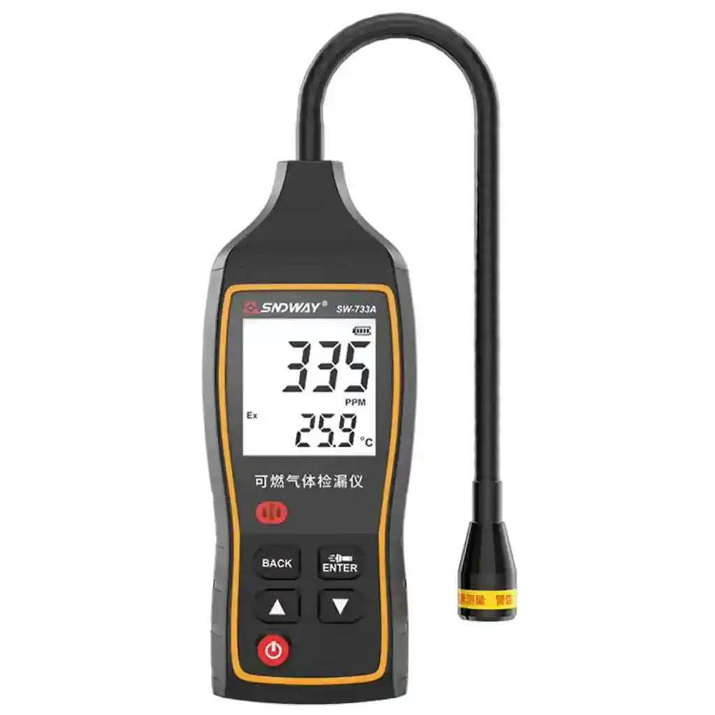 Detector De Gas Combustible Digital Alarma Sndway Sw-733a