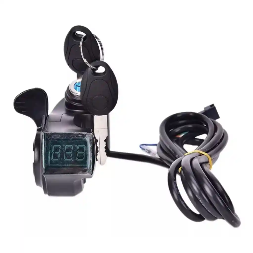 Acelerador Para Bicicletas Electricas 12v A 99v Con Llave