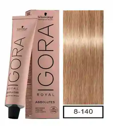 Igora Royal 8-140 Rubio Claro Ceniza Beige Natural