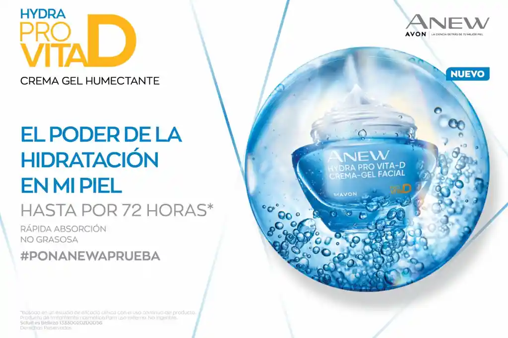 Crema Gel Facial Hydra Pro Vita D Anew