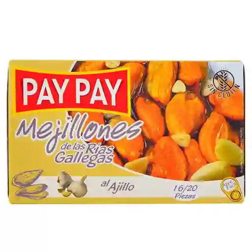 Pay Pay Mejillones Ajillo 115g