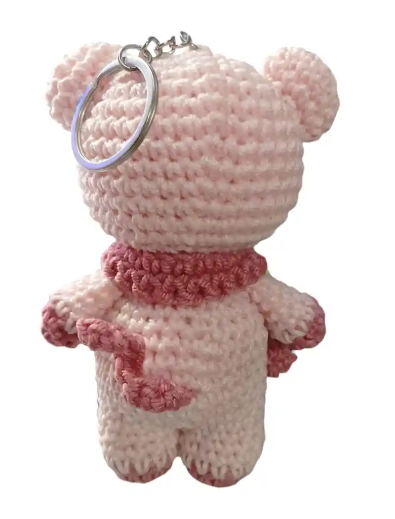 Cerdito Muñeco Amigurumi Llavero Amigurumi Cerdito