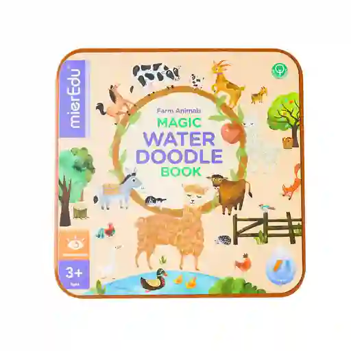 Libro Didáctico Actividades Reutilizable Con Agua Para Niños