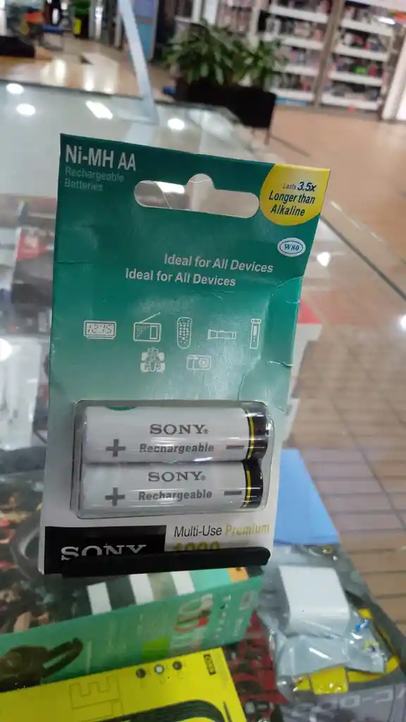 Pilas Recargables Tipo Sony Cycleenergy Ni Mh Aa De 2700mah-