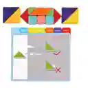 Juego Didáctico Tangram Magnético Con Desafíos Para Niños