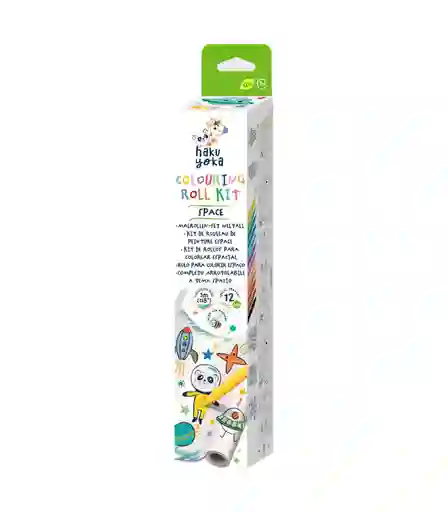 Kit Artístico Adhesivo Para Colorear Espacial Para Niños