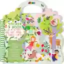 Libro Didáctico Con Stickers Temática Bosque Para Niños
