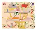 Libro Didáctico Con Stickers Temática Bosque Para Niños