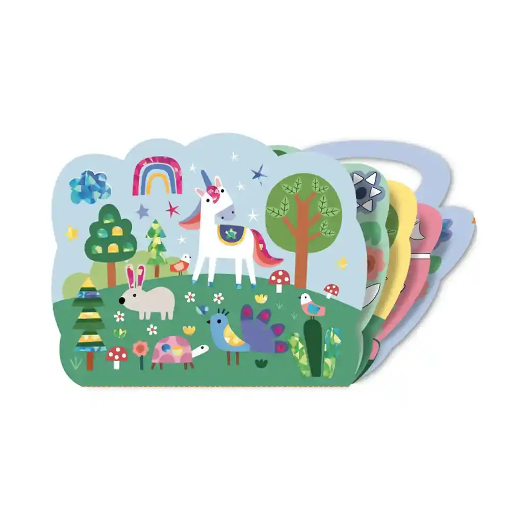 Libro Didáctico Actividades De Arte Unicornio Para Niños