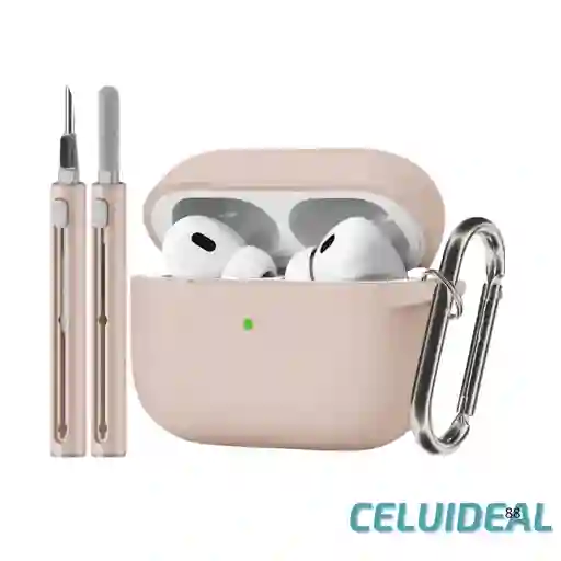 Estuche Airpods 4 Palo Rosa