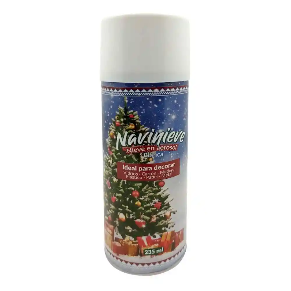 Nieve En Aerosol 235ml Navinieve Blanca