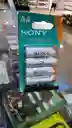 Batería Pila Recargable Aa Sony Blíster X 4 De 4.600 Mah 1.2 V
