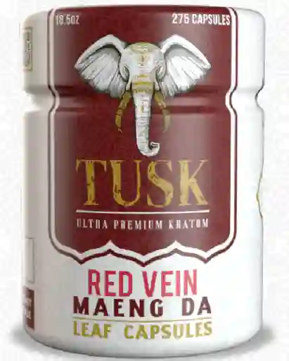 Tusk - Kratom Cápsulas Vena Roja X 275