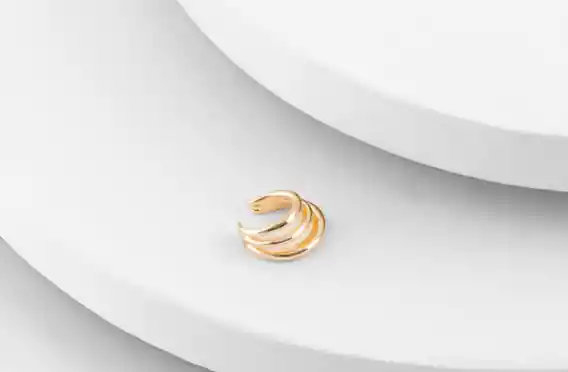 Earcuff Olas Doradas