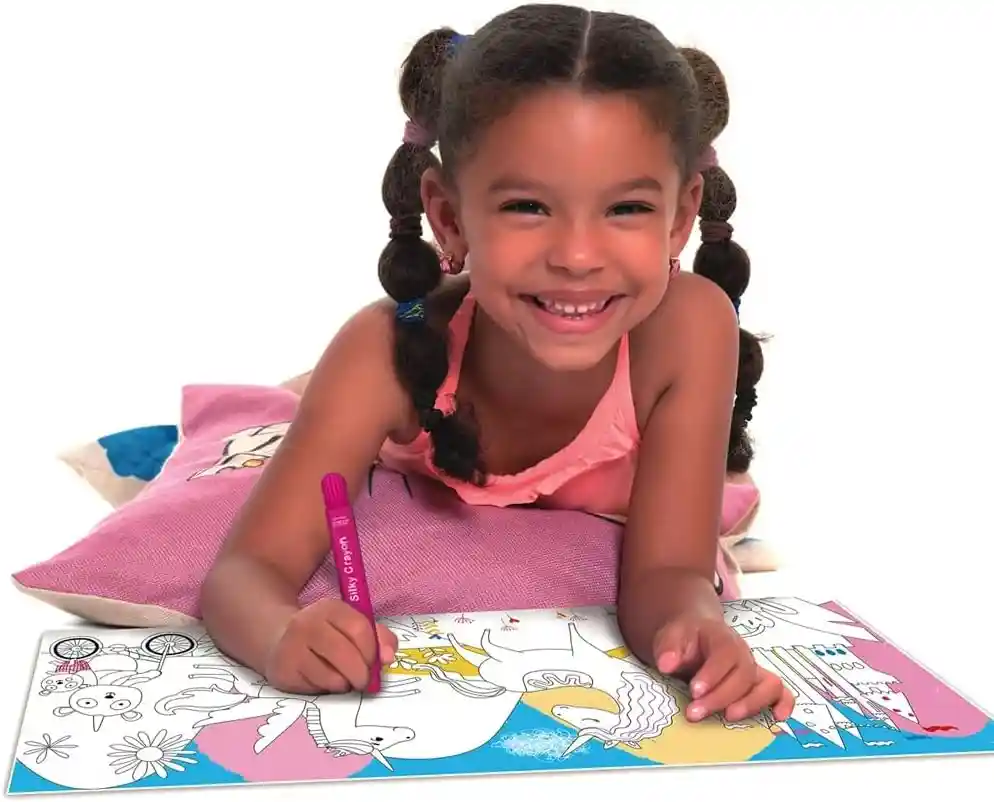 Set Didáctico Arte Con Crayones 3 En 1 Unicornio Para Niños