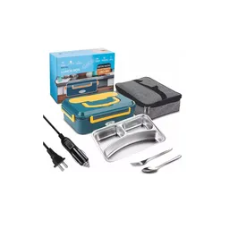 Lonchera Eléctrica Para Carro Y Oficina Porta Comida Maletin Termico