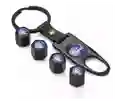 Tapa Valvulas Llanta Llavero Kit Accesorios Carro Ford