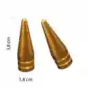 Tapa Válvula 4 Und Punta Lujo Carro Camioneta Moto Universl Dorado