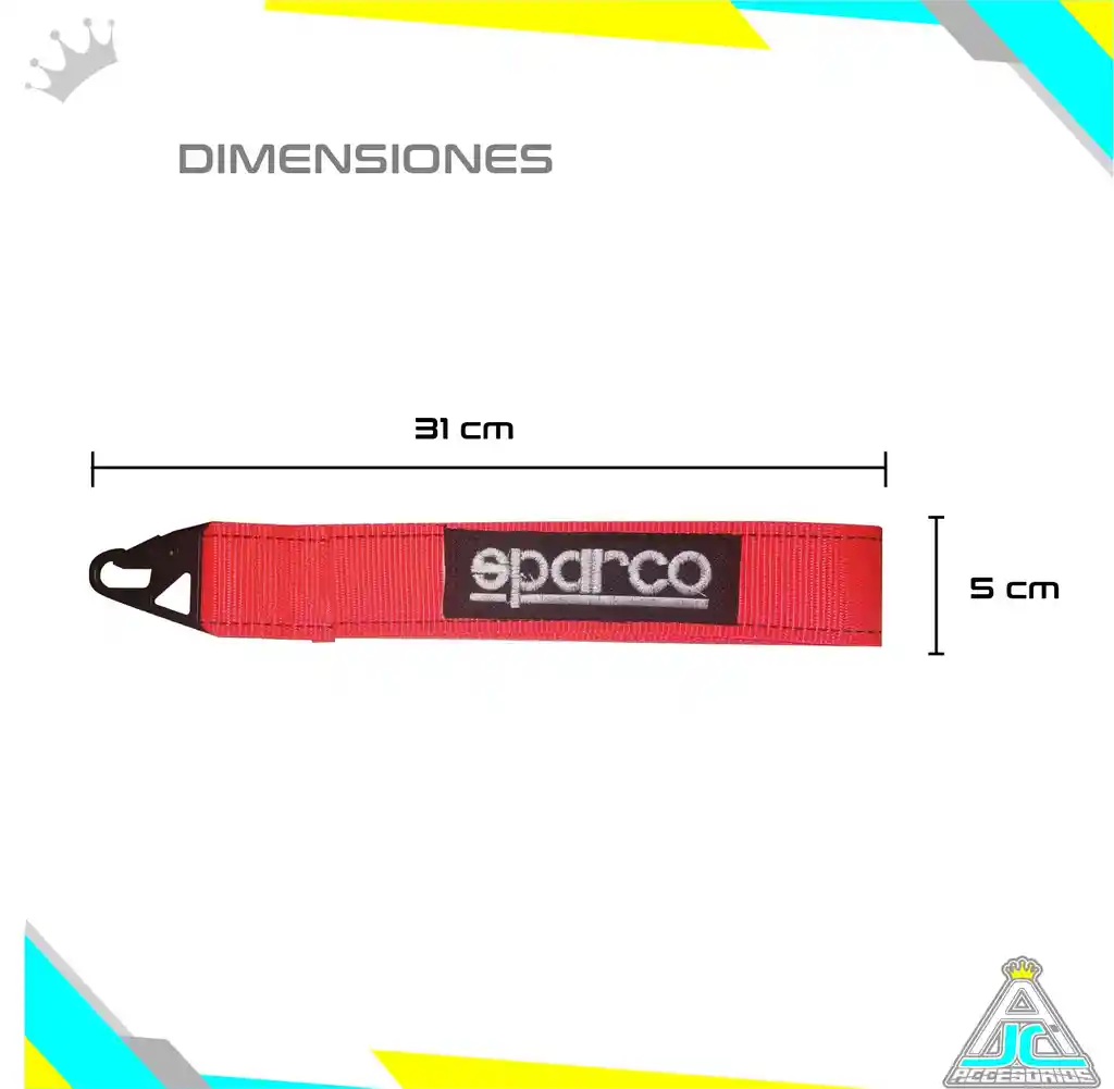 Reata De Arrastre Correa Para Carro Auto Spraco Tuning 1 Und Naranja Fluorescente Para Exterior