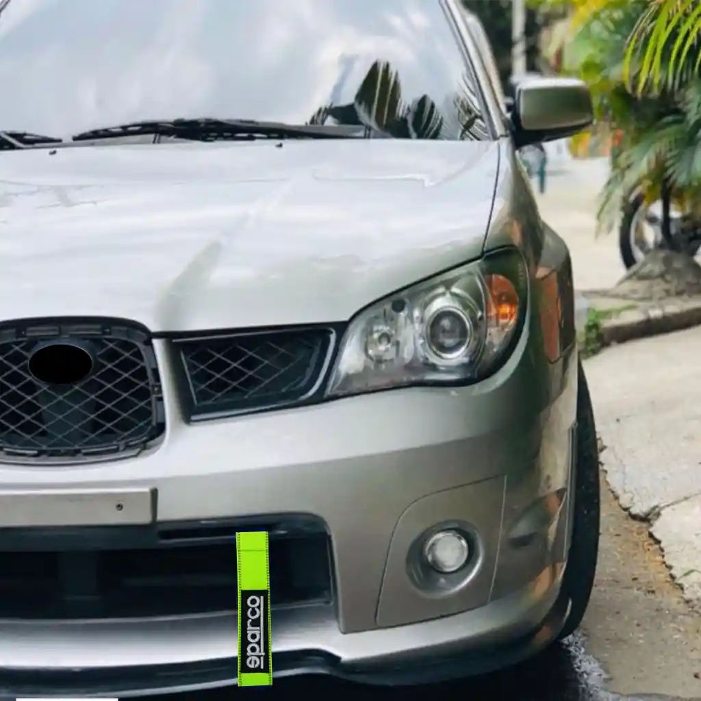 Reata De Arrastre Correa Para Carro Auto Spraco Tuning 1 Und Verde Fluorescente Para Exterior
