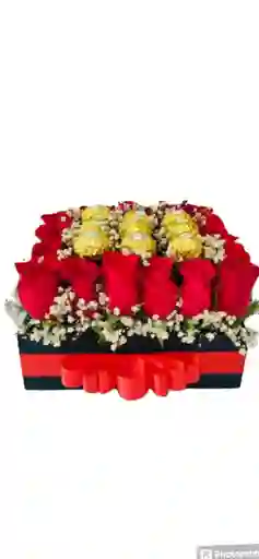 Arreglo De Flores - Arreglo De Rosas -regalo Para Mujer U Hombre - Ancheta - Rosas - Buquet De Rosas-