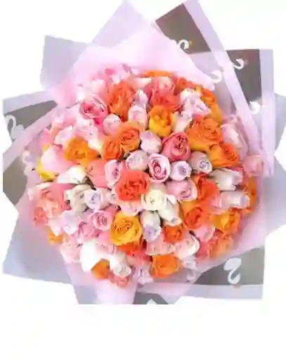 Bouquet 100 Rosas