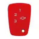 Forro Protector Control Llave Chevrolet Aveo Corsa Optra Rojo