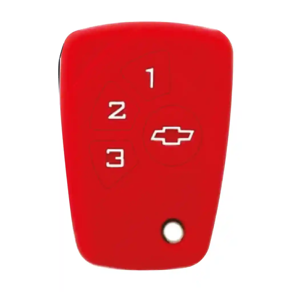Forro Protector Control Llave Chevrolet Aveo Corsa Optra Rojo