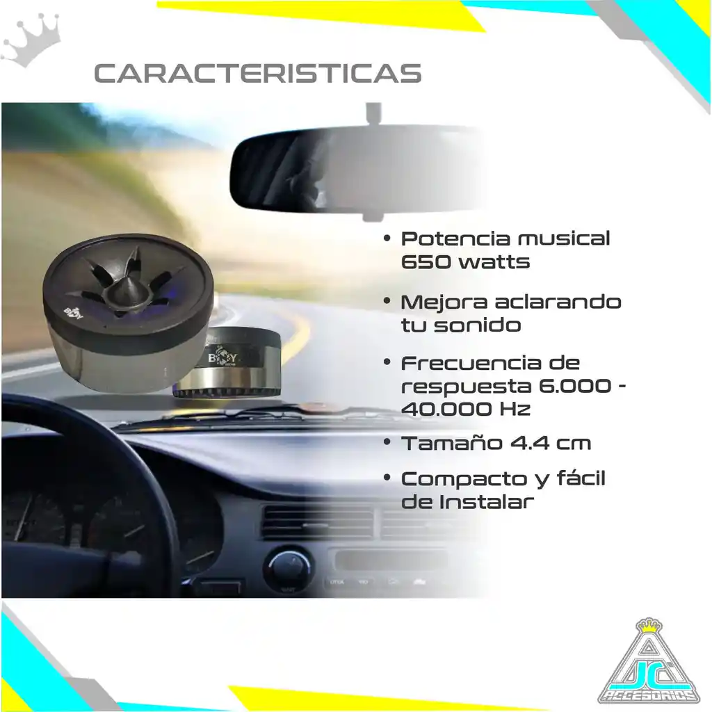 Tweeter Para Carro Ts S251 Twetter Brillos (par) Parlantes