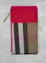 Billetera Burberry "beige-rojo"