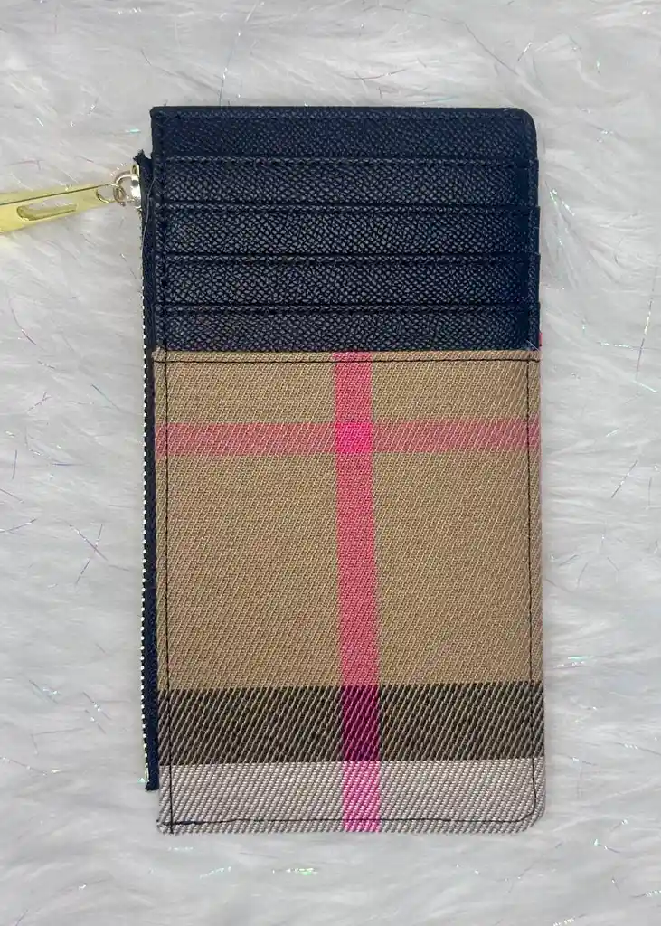 Billetera Burberry "beige-negro"