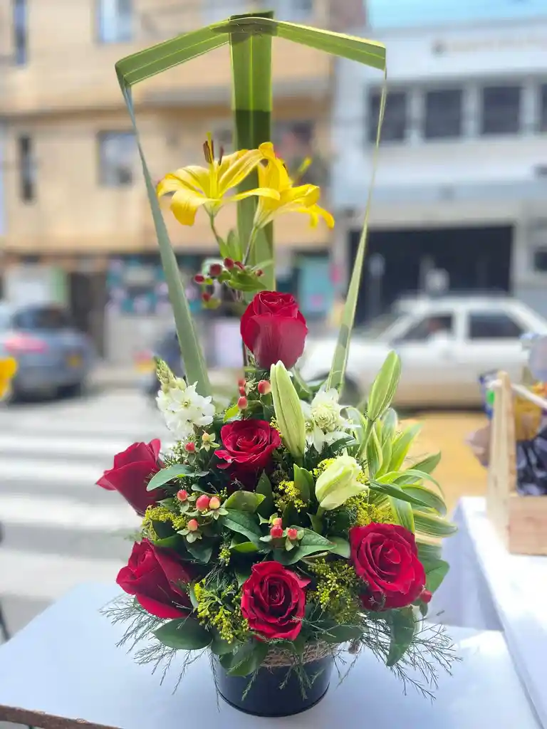 Ramo De Flores Rojas