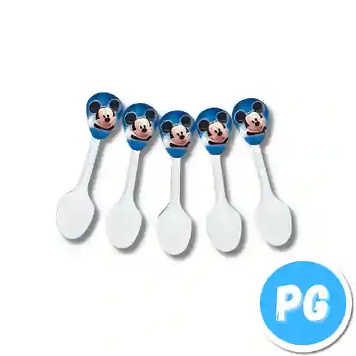 Paquete Cucharas Plasticas X20 Unds Mickey Mouse Disney