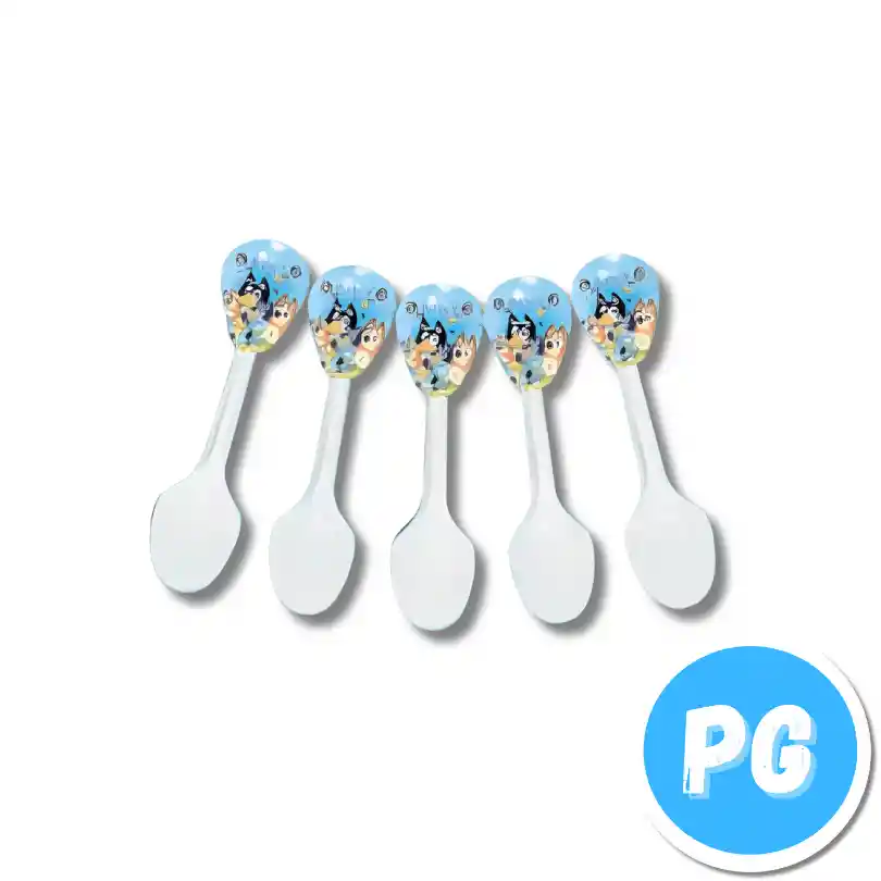 Paquete Cucharas Plasticas X20 Unds Bluey