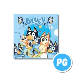 Mantel Plastico Bluey 137x183 Centimetros