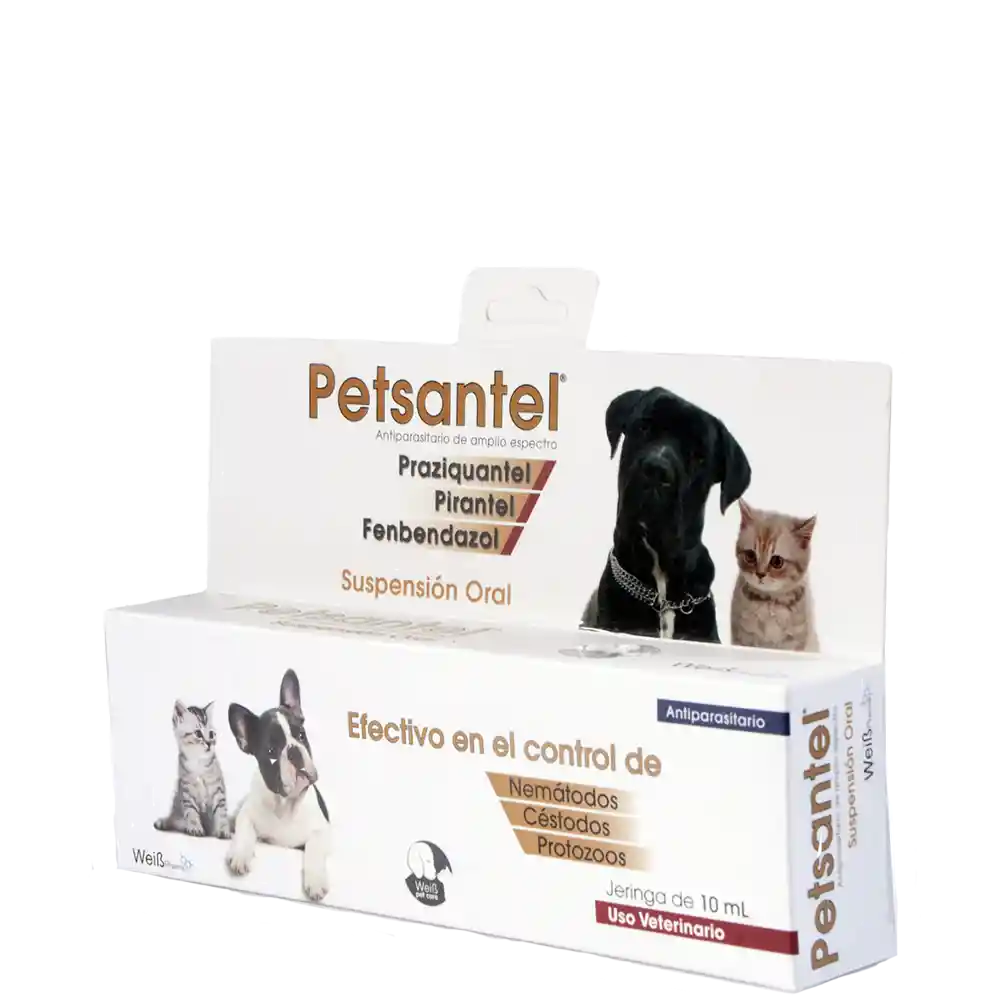 Antiparasitario Petsantel Cahorros - 10 Ml