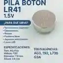 Pilas X2 Unidades Botón Ag3, 392, 192, G3, Lr736/lr41: Larga Duración, 1.5v