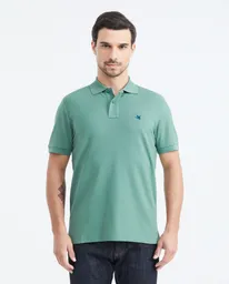 Camiseta Polo Classic Hombre Verde Olmo Oscuro L Chevignon