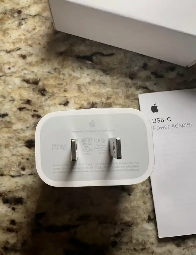 Adaptador Iphone 20w Carga Rápida