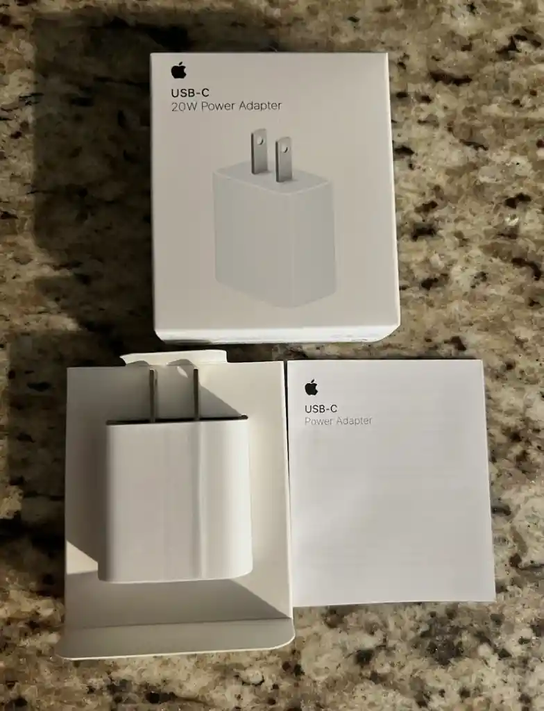 Adaptador Iphone 20w Carga Rápida