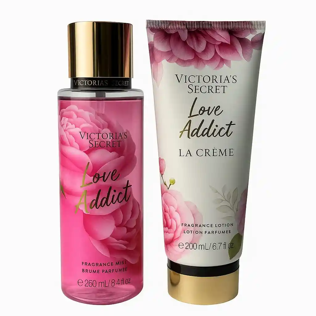 Set Victoria’s Secret Love Addict (spray Corporal + Crema Hidratante)