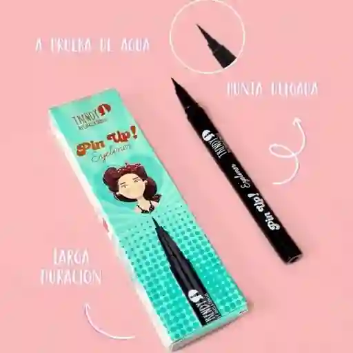 Trendy Delineador Plumón Pin Up 💋 – Look Retro Con Trazos Precisos 👁️✨