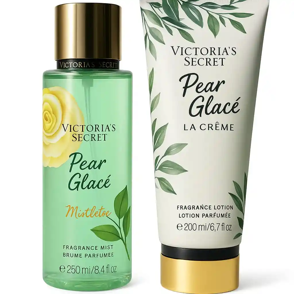 Set Victoria’s Secret Pear Glacé (spray Corporal + Crema Hidratante)
