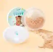 Trendy Polvos Sueltos Osito Teddy 🧸 – Acabado Suave, Mate Y Con Empaque Tierno 💖