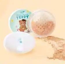 Trendy Polvos Sueltos Osito Teddy 🧸 – Acabado Suave, Mate Y Con Empaque Tierno 💖